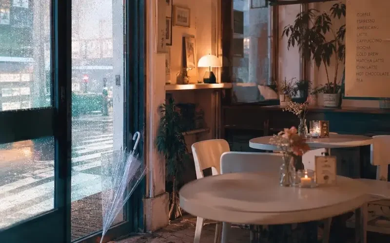 《雨巷咖啡屋》大结局解读：那把伞最后为什么留在了店里？ - 黄果剧场资讯配图