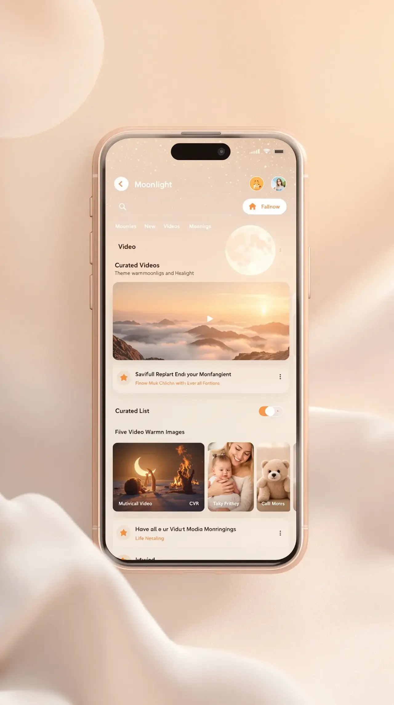 黄果剧场 APP 界面预览